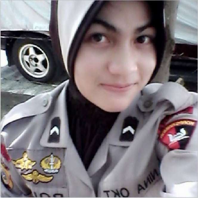 Pesona Bripda Nina, Brimob Berhijab Polda Aceh