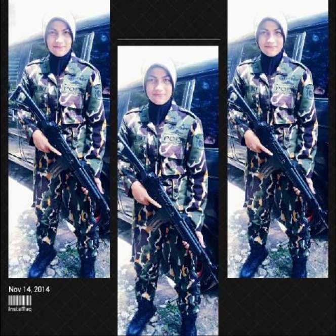 Pesona Bripda Nina, Brimob Berhijab Polda Aceh