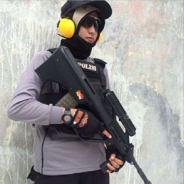 Pesona Bripda Nina, Brimob Berhijab Polda Aceh
