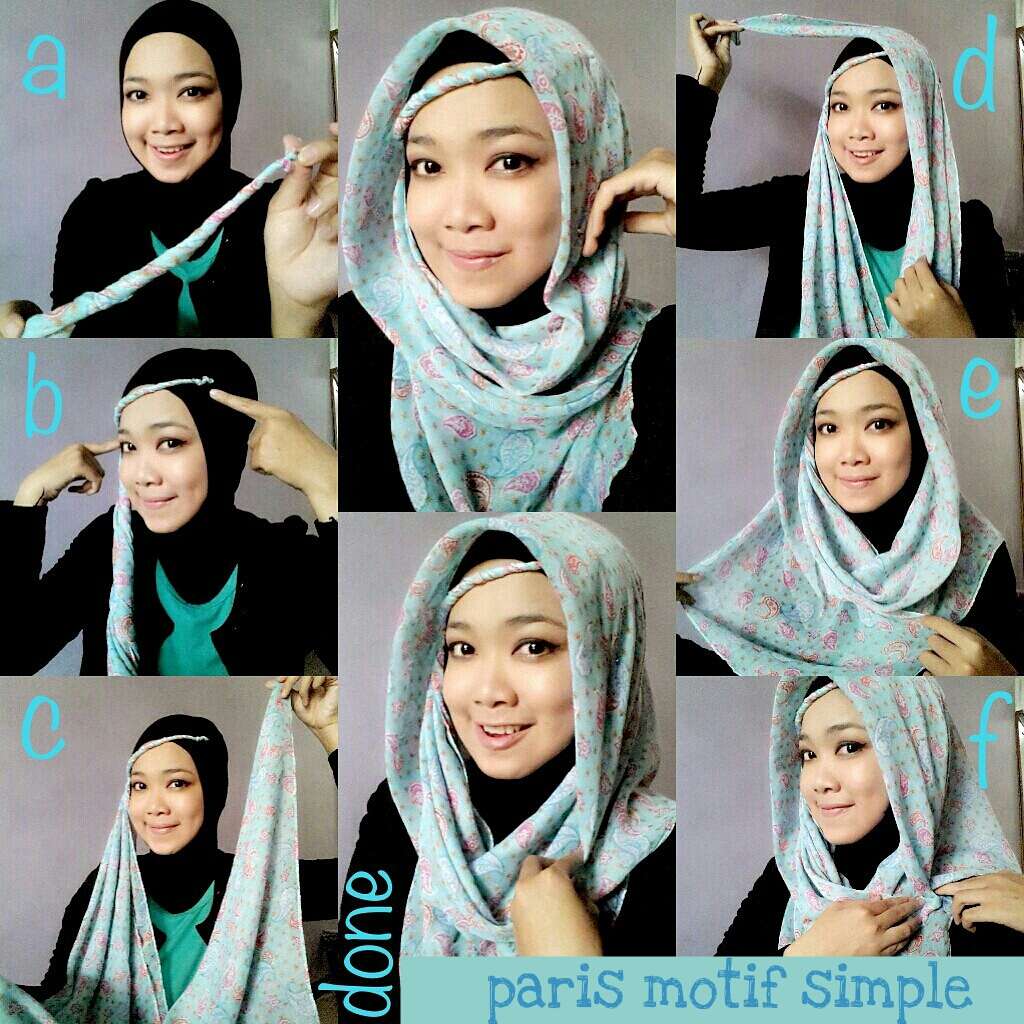 Tutorial Hijab Cantik Simpel `#SetahunDream`