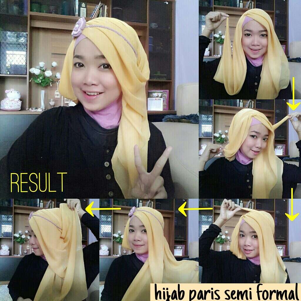 Tutorial Hijab `Stylish` Semi-Formal