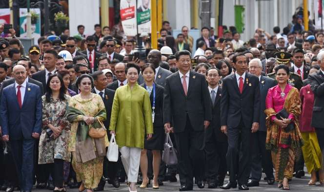 `Historical Walk` Jokowi dan Pemimpin Asia-Afrika