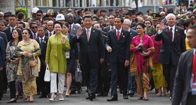 `Historical Walk` Jokowi dan Pemimpin Asia-Afrika