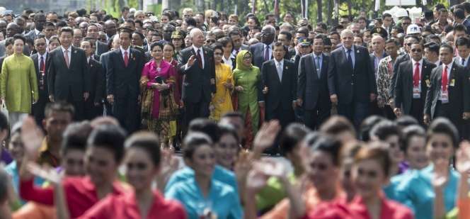 `Historical Walk` Jokowi dan Pemimpin Asia-Afrika
