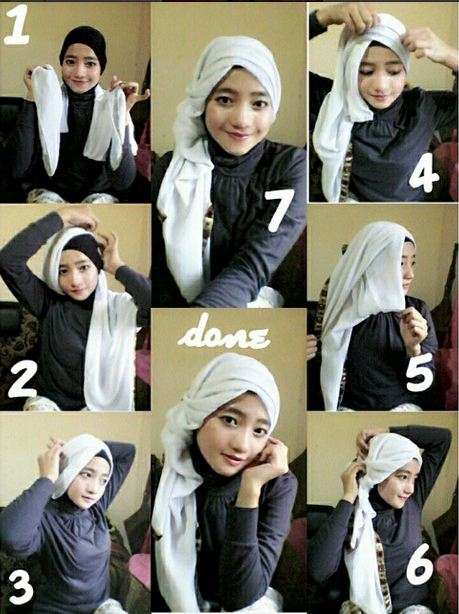 Tutorial Jilbab Paris, Anggun nan-Modern