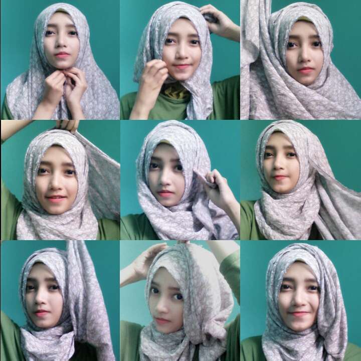 Tutorial Hijab Simple Chic