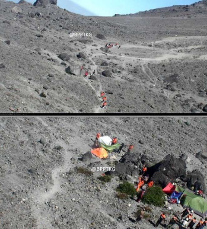 Perjuangan Tim SAR Evakuasi Jasad Eri dari Kawah Merapi