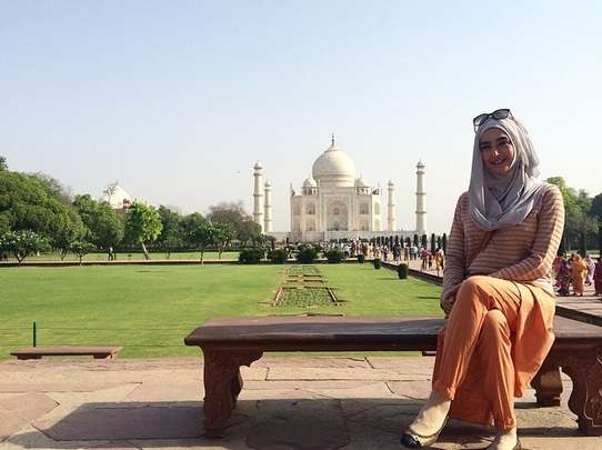 Hijab Selamatkan Nabila Syakieb dari Gelombang Panas India