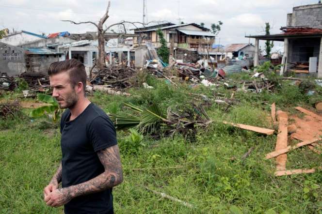Saat Beckham Hibur Anak-anak Nepal