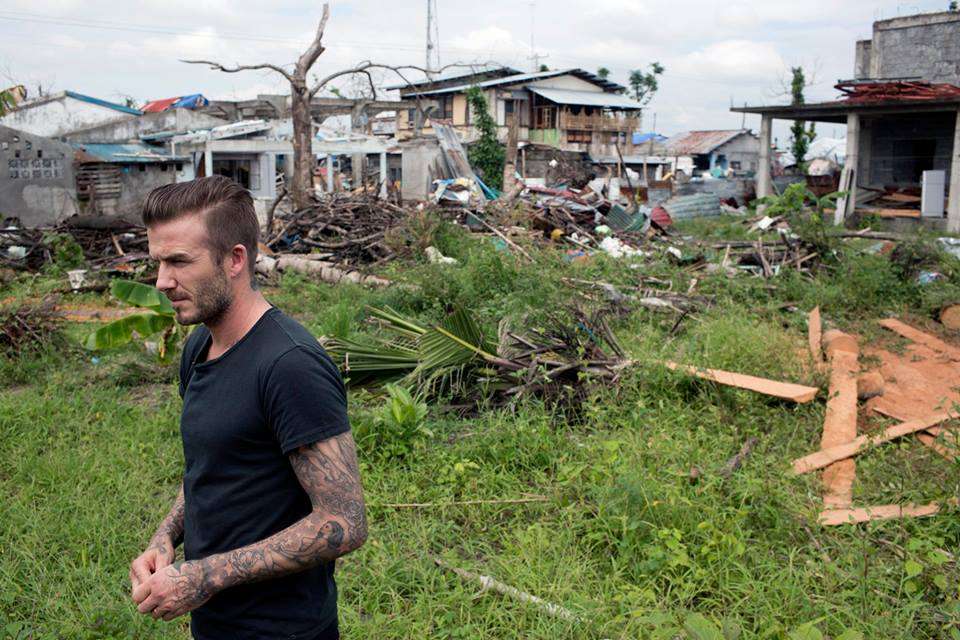 Saat Beckham Hibur Anak-anak Nepal