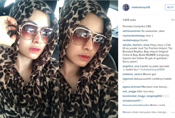 Vitalia Shesya Cantik Berhijab
