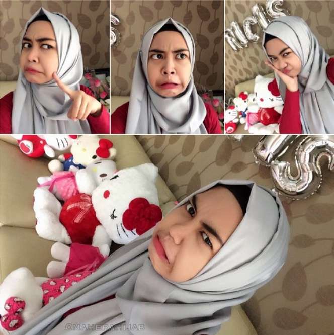 Ria `Ricis`, Pose Nyeleneh Tapi Tetap Cantik