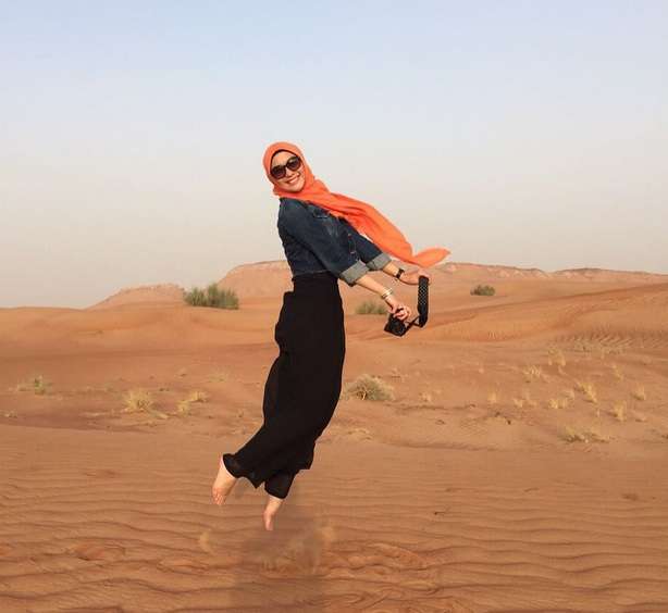 Pose-pose Cantik Citra Kirana Berhijab