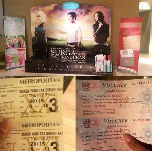 Serunya `Sahabat Dream` Nonton `Surga Yang Tak Dirindukan`