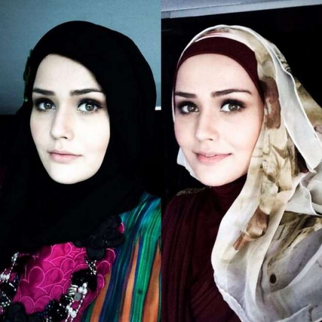 Cantiknya Model Senk Lotta Saat Berhijab