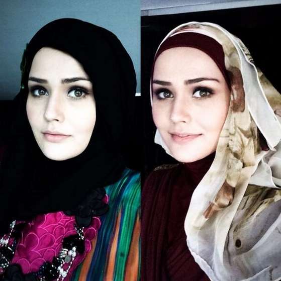 Cantiknya Model Senk Lotta Saat Berhijab