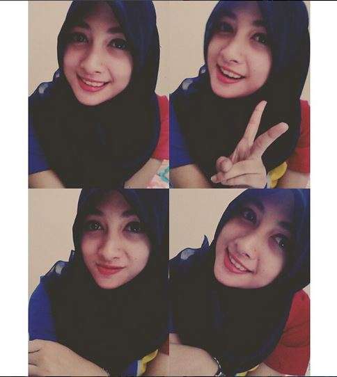 Gaya Kasir Minimarket Cantik Berhijab