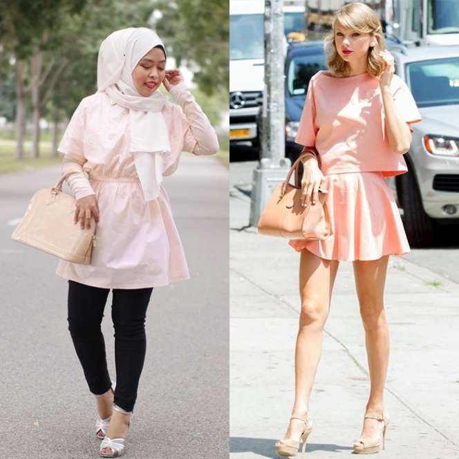 Inspirasi Gaya Taylor Swift untuk Hijaber