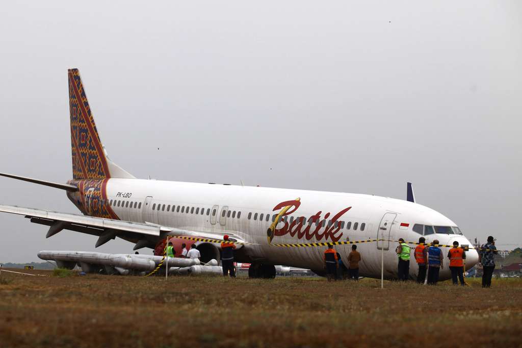 Batik Air Tergelincir di Yogyakarta