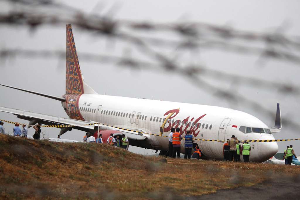 Batik Air Tergelincir di Yogyakarta