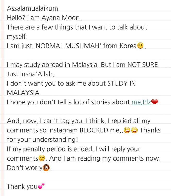 Ayana Gadis Korea Cantik Memilih Islam Dan Putuskan Berhijab