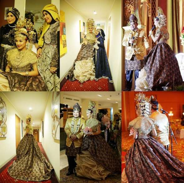 Busana Nikah Mewah Tya `Preman Pensiun`, Mantu Siti Nurhaliza