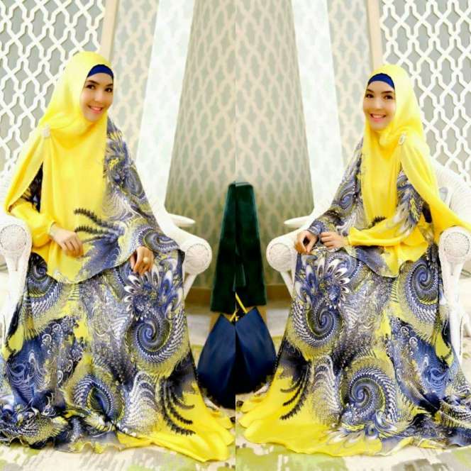 Cantiknya Rima Idris dengan Busana Syar`i