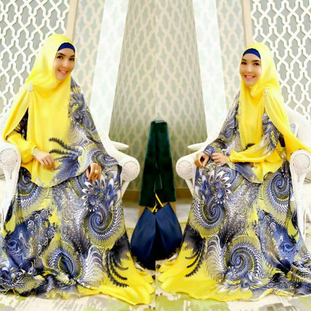 Cantiknya Rima Idris dengan Busana Syar`i