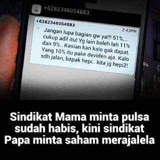 Meme Papah Minta Saham Hebohkan Jagad Sosmed