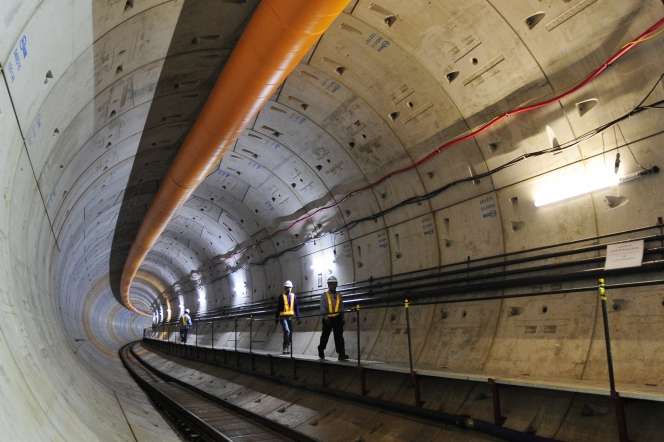 Keren! Ini Rupa Terowongan MRT Jakarta