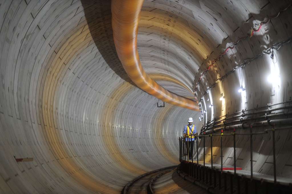 Keren! Ini Rupa Terowongan MRT Jakarta
