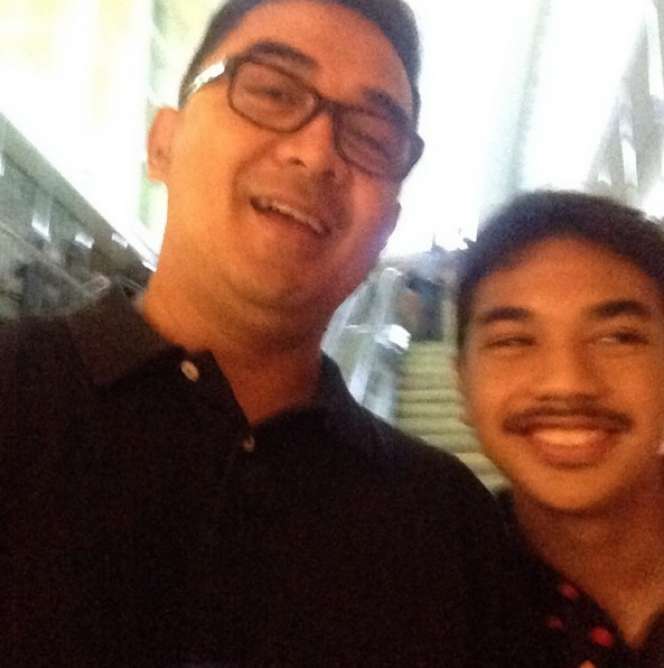 Momen Kebersamaan Farhan Bareng Putra Sulung
