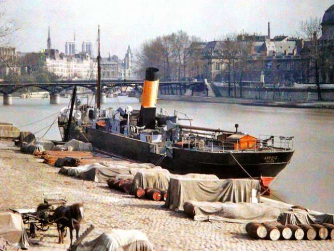 Wow, Foto Berwarna Paris Ini Diambil 100 Tahun Lalu