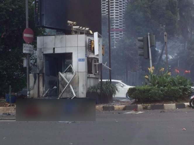 Foto-Foto Ledakan Bom Sarinah