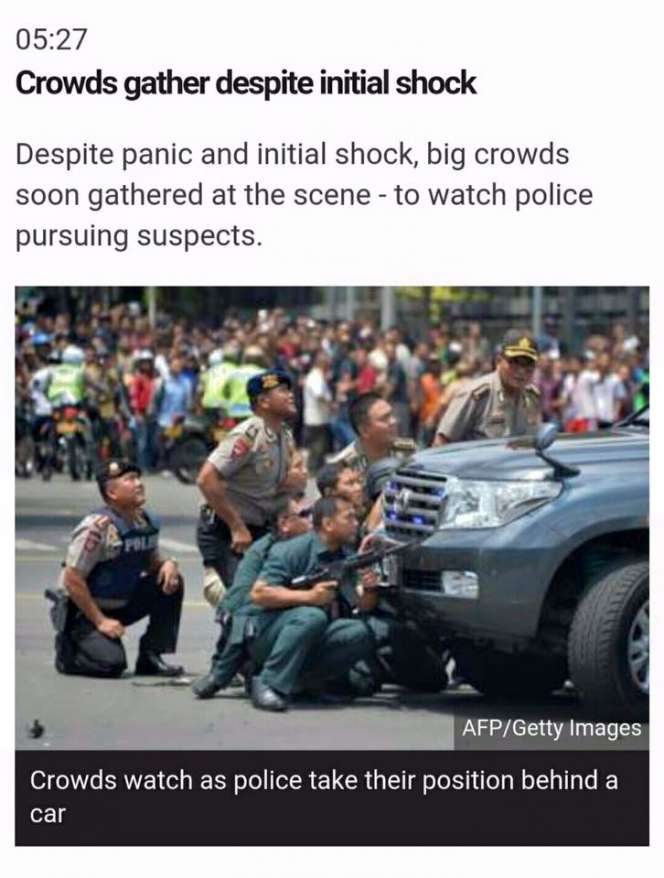 Foto - Foto Gunjingan Pasca Tragedi Sarinah