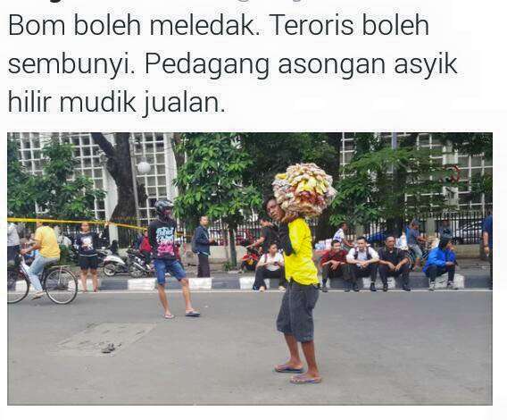 Foto - Foto Gunjingan Pasca Tragedi Sarinah