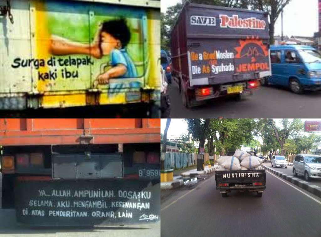 Kumpulan Tulisan di Truk yang Bikin Ngakak