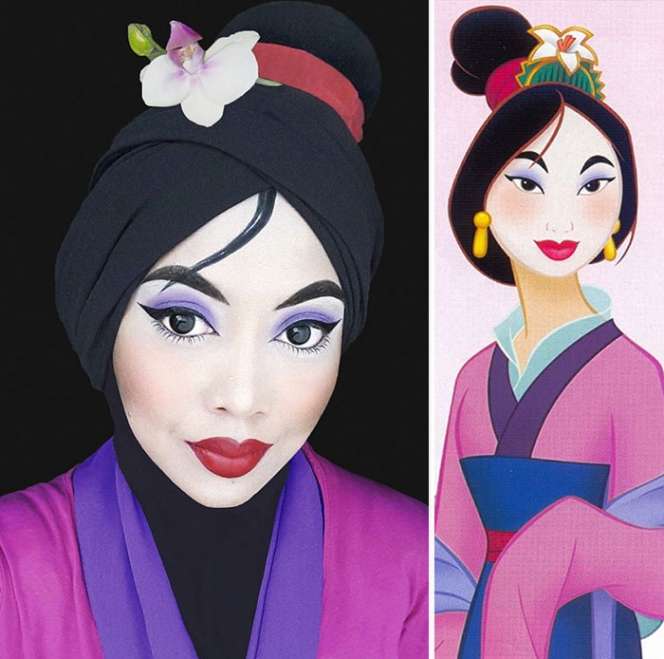Hijab `Disney` Hijabers Malaysia yang Mendunia