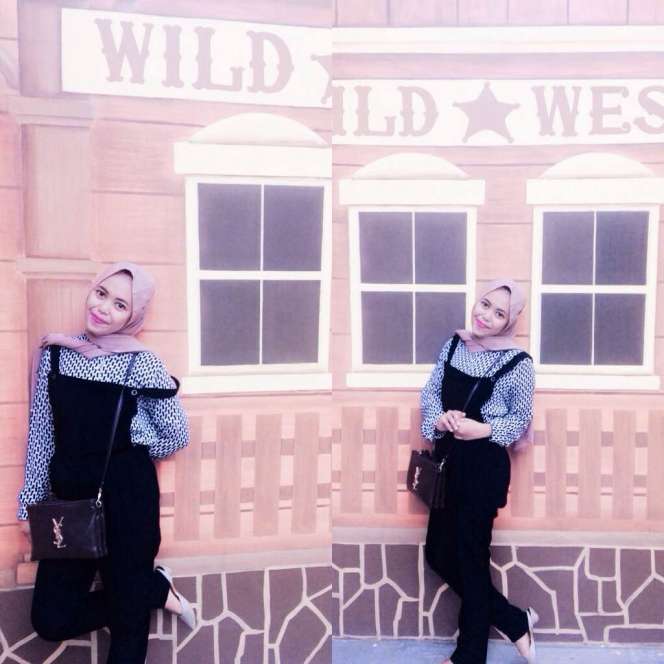 #HOTD: Paduan Hijab dan `Baju Kodok` Jamilatus Sa`diyah 
