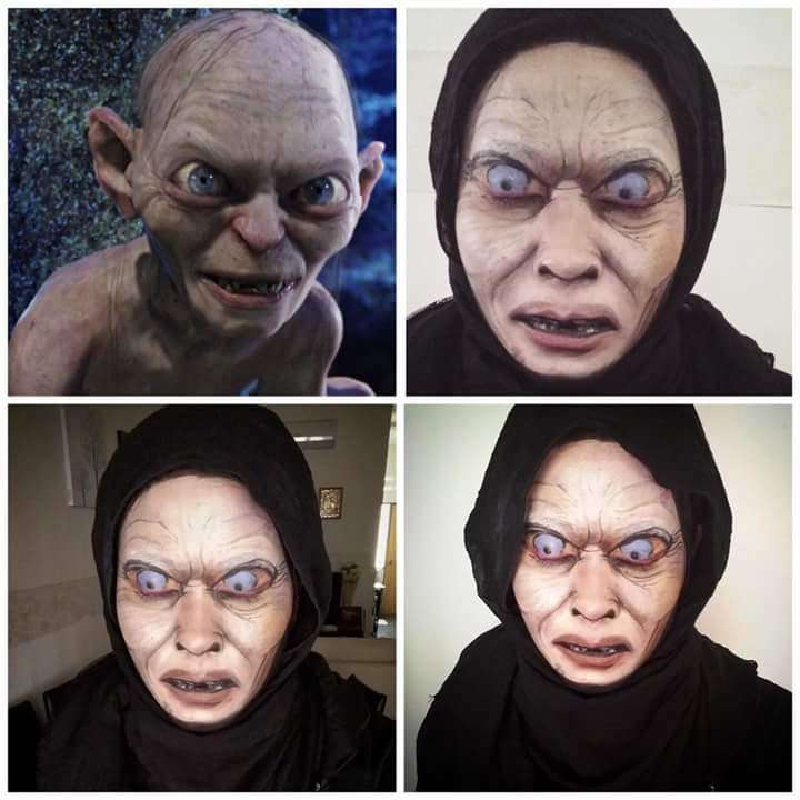 `Horor Make Up` ala Hijaber Cantik