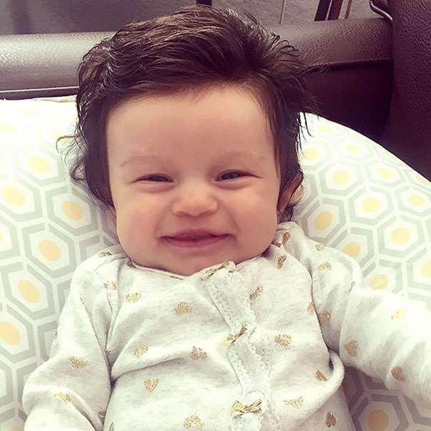 Pesona Bayi-Bayi Berambut Tebal