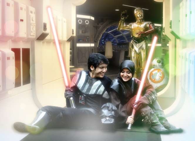 Awas! Aksi Pre-Wedding `Star Wars` Moslems