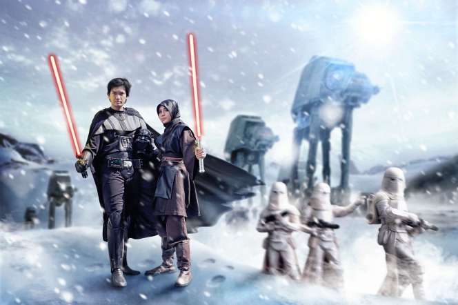 Awas! Aksi Pre-Wedding `Star Wars` Moslems