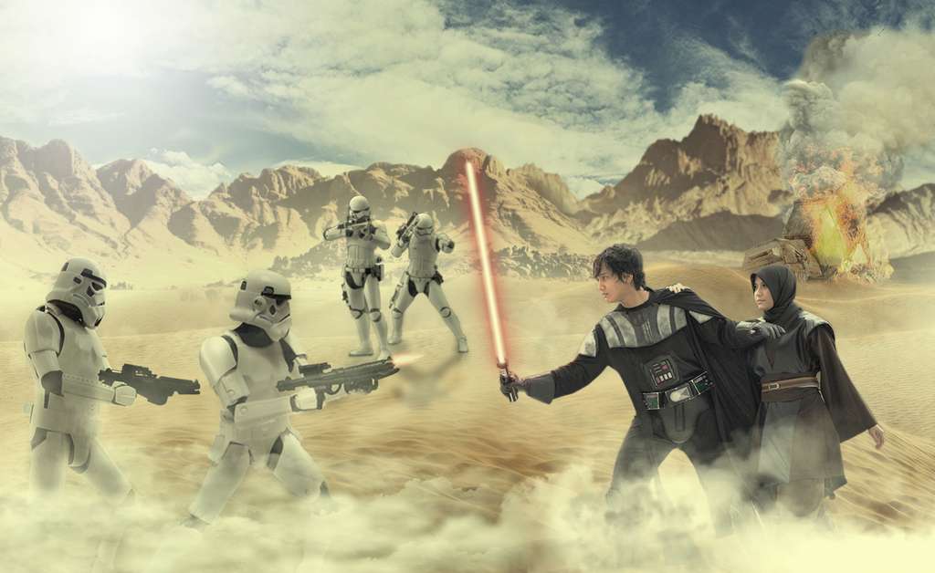 Awas! Aksi Pre-Wedding `Star Wars` Moslems