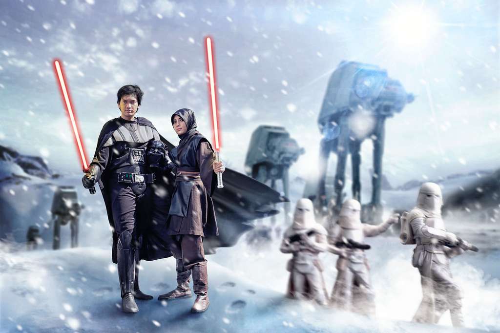 Awas! Aksi Pre-Wedding `Star Wars` Moslems