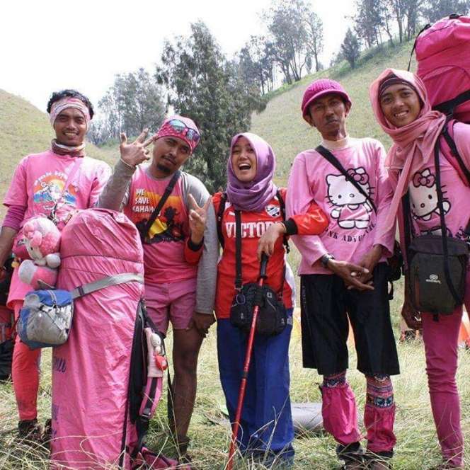 Usai Somay Pink, Kini Pendaki Pink Lagi Booming