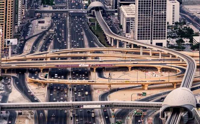 Deretan Foto Menakjubkan Dubai dari Atas Awan