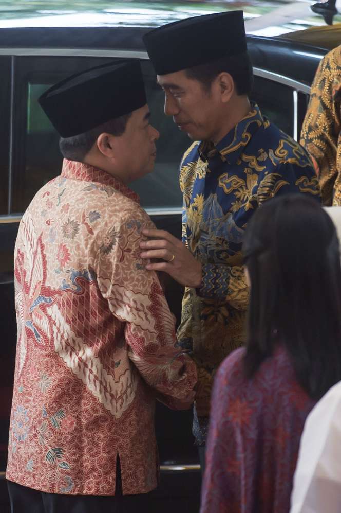 Momen Presiden Bukber di Kediaman Ketua DPR