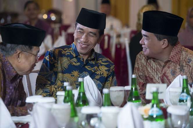 Momen Presiden Bukber di Kediaman Ketua DPR
