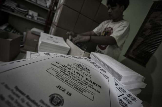 Alquran Braille dari Serpong